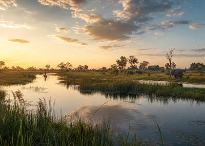 Chobe Elephants in Botswana